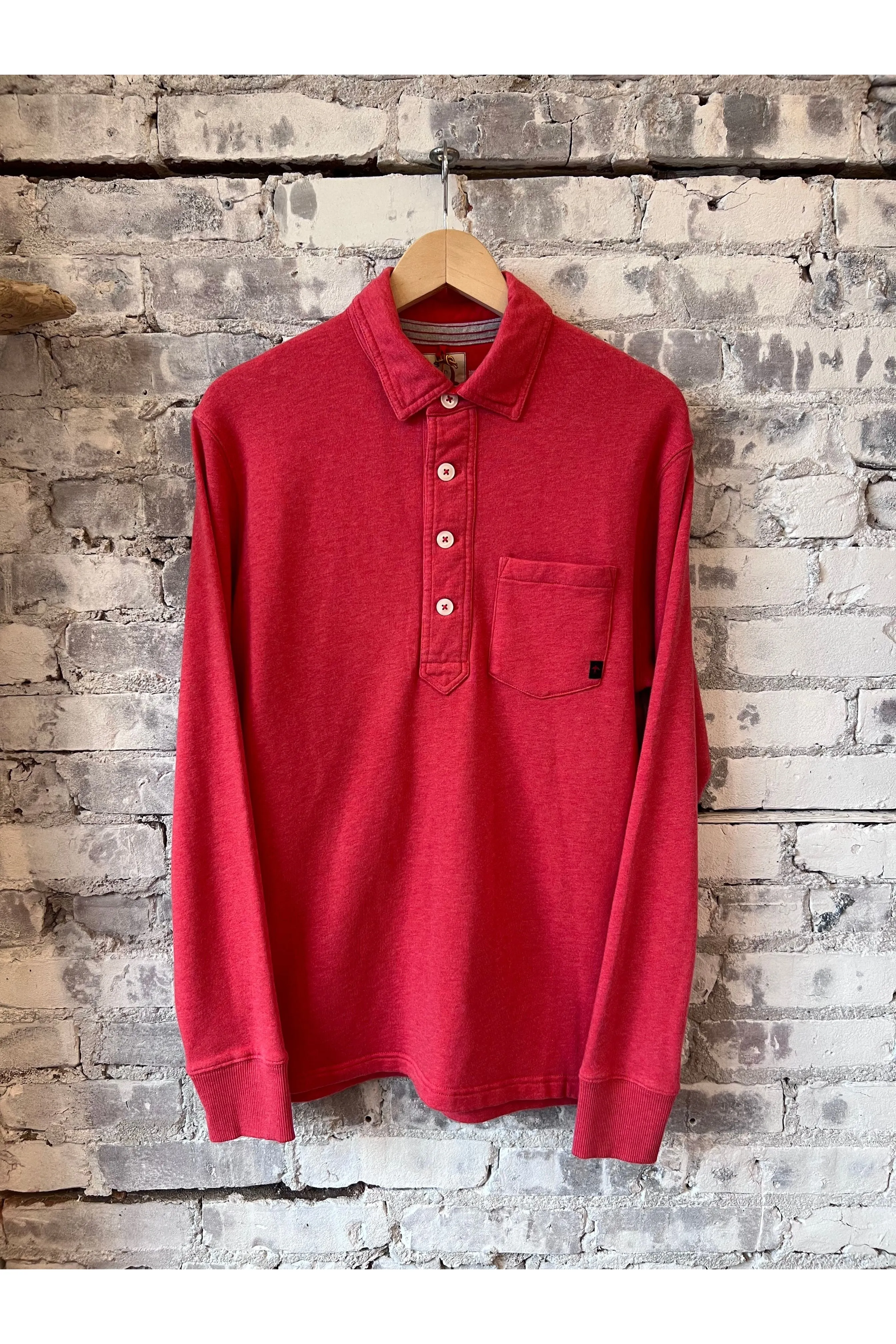 Frenchloop Polo - Red Heather