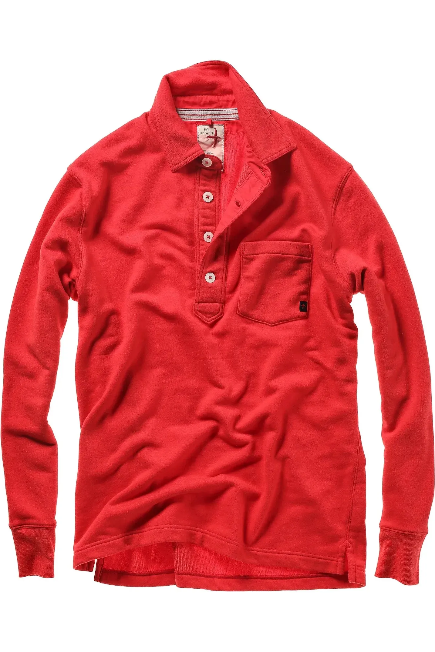 Frenchloop Polo - Red Heather