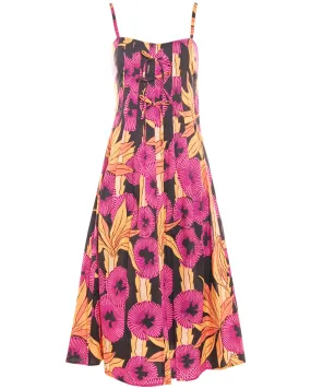 Fuchsia Multi Reef A-line Cami Dress