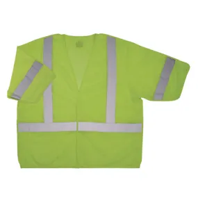 Glowear 8315ba Class 3 Hi-vis Breakaway Safety Vest, Small To Medium, Lime, Ships In 1-3 Business Days