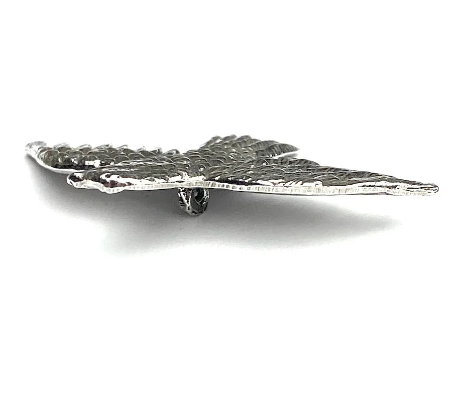 Hawk/Large Bird Soaring, Pewter, 2" from Green Girl Studios   #G344