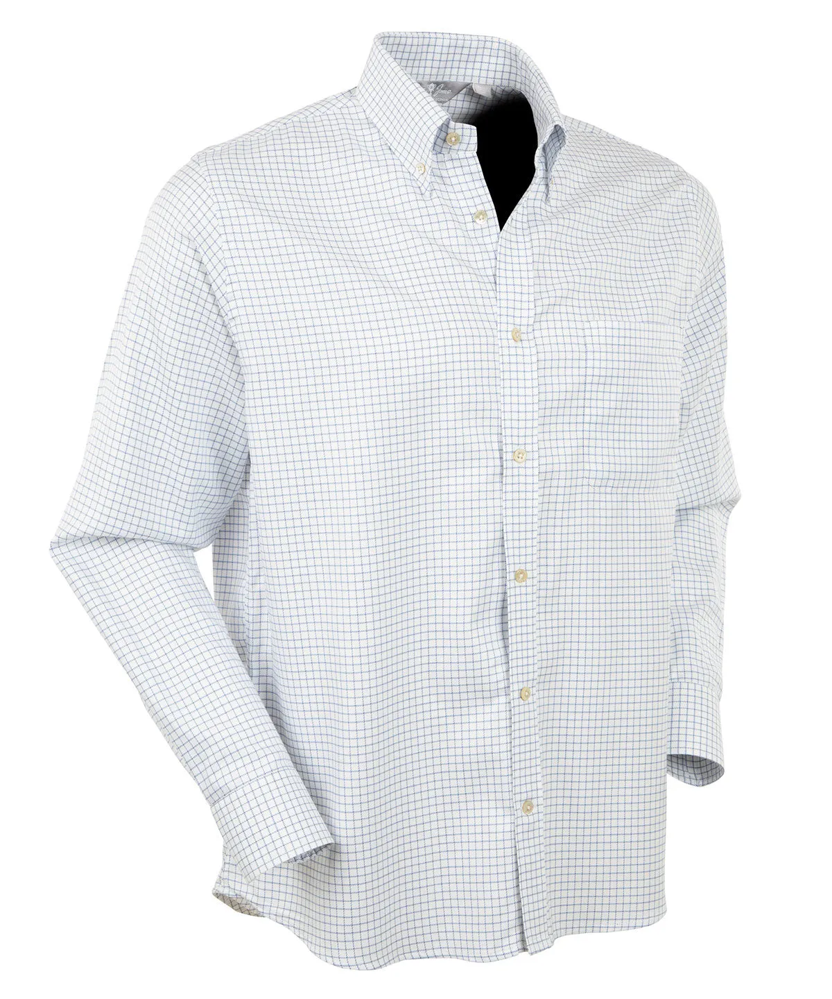 Heritage Italian Luxe Cotton Twill Sport Shirt - White