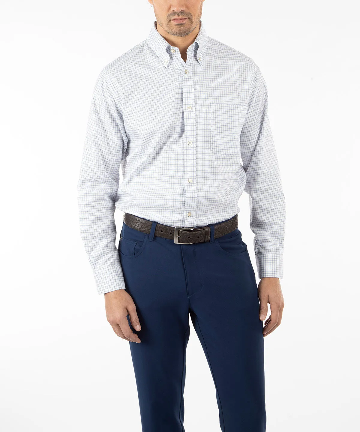 Heritage Italian Luxe Cotton Twill Sport Shirt - White