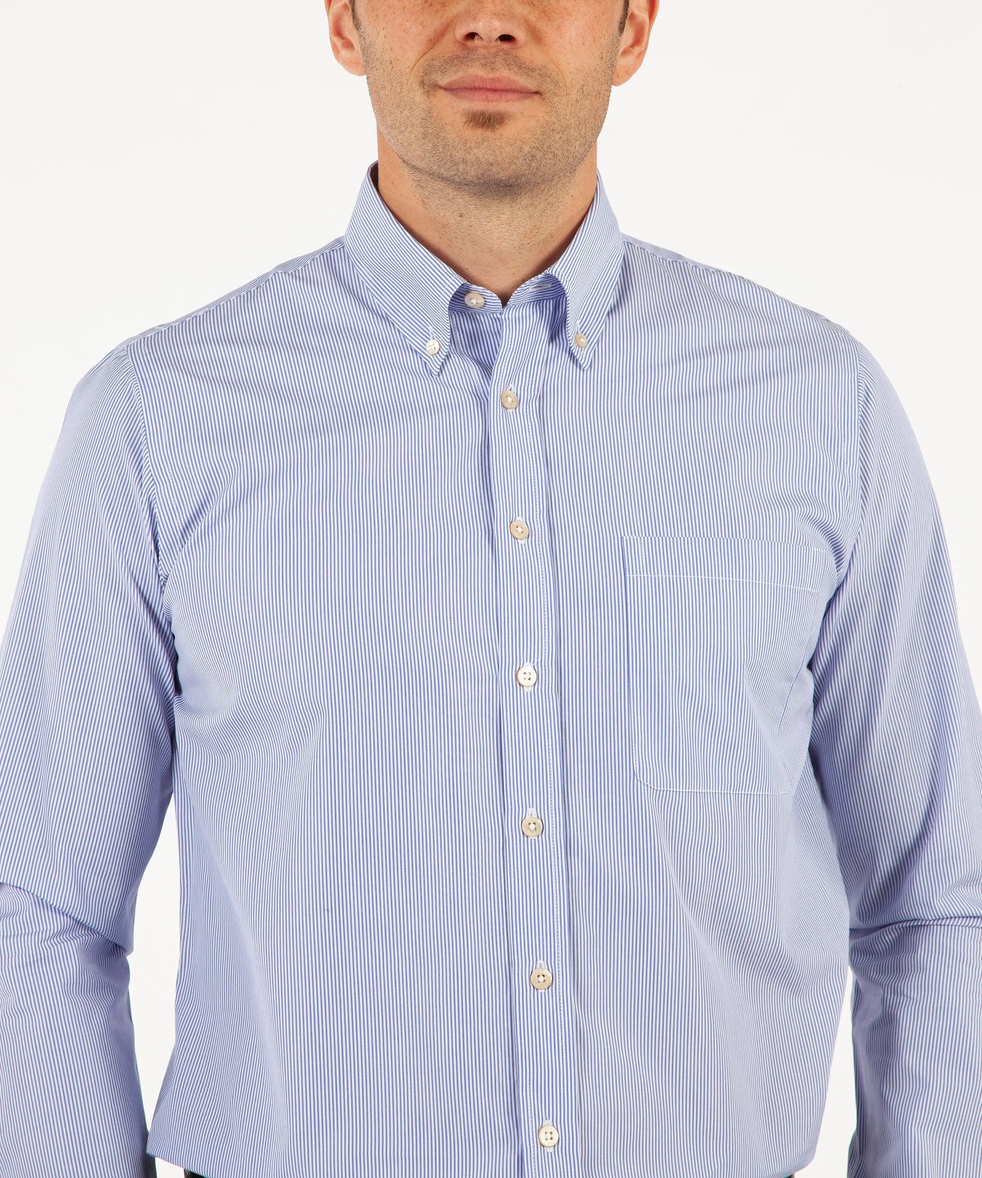 Heritage Italian-Made 100% Broadcloth Cotton Sport Shirt