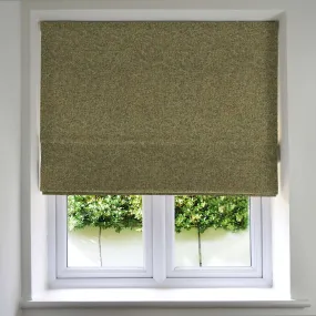 Highlands Forest Green Roman Blinds