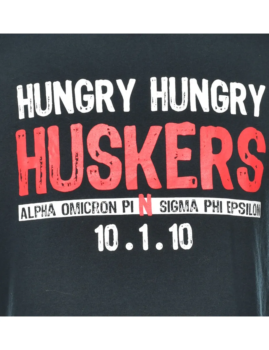 Huskers Printed T-shirt - S