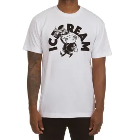 Icecream Dinner Is Served SS Tee (White)