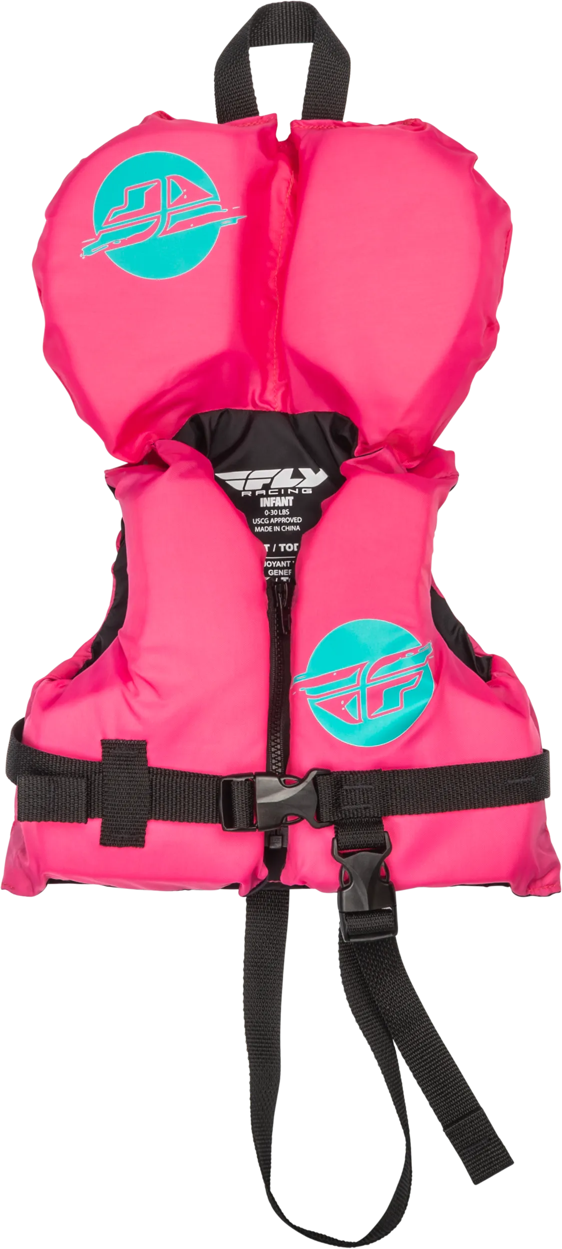 INFANT FLOTATION VEST NEON PINK/TEAL