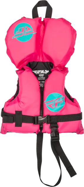 INFANT FLOTATION VEST NEON PINK/TEAL