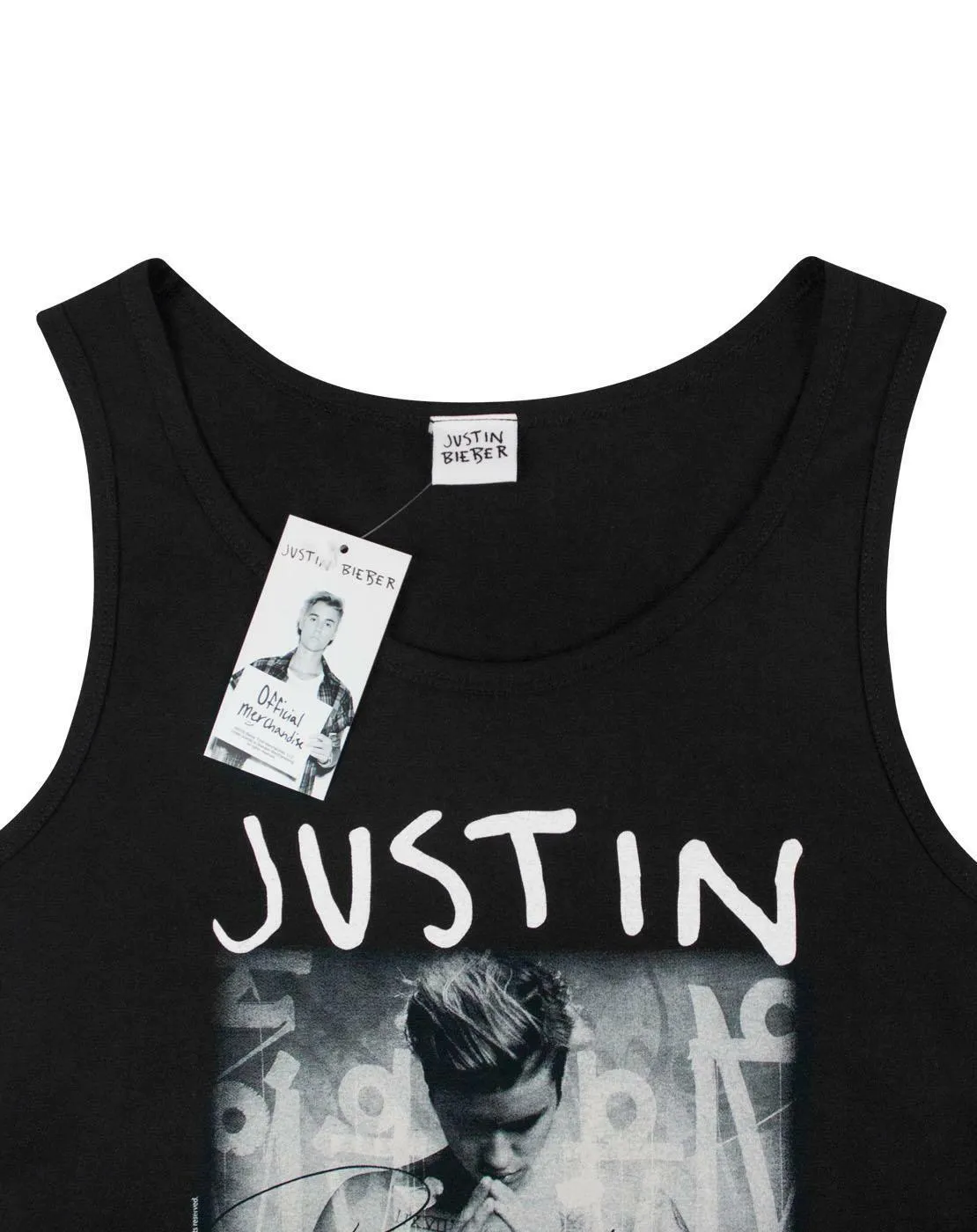 Justin Bieber Justin Bieber Mens Black Vest