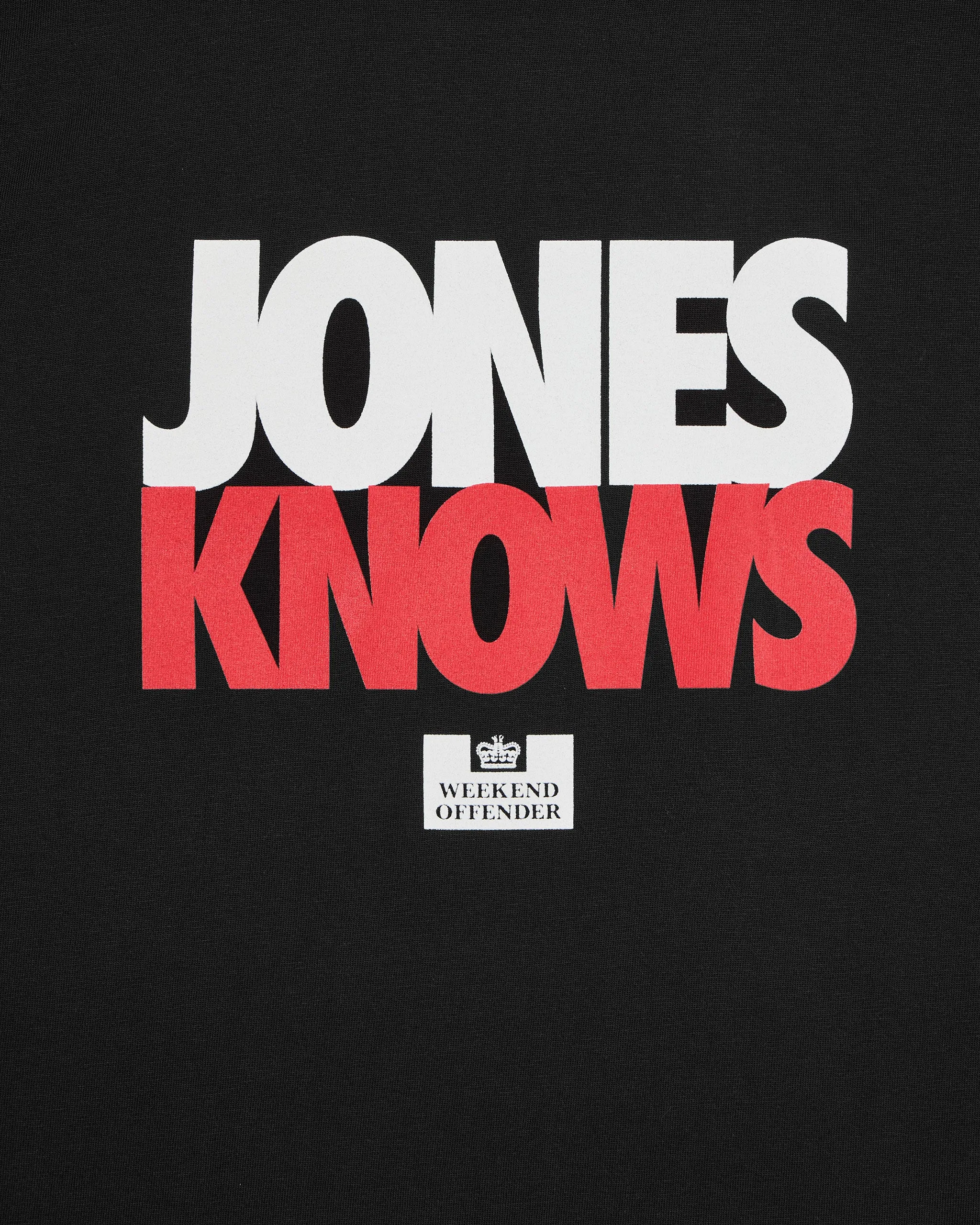 Kids Jones Knows T-Shirt Black