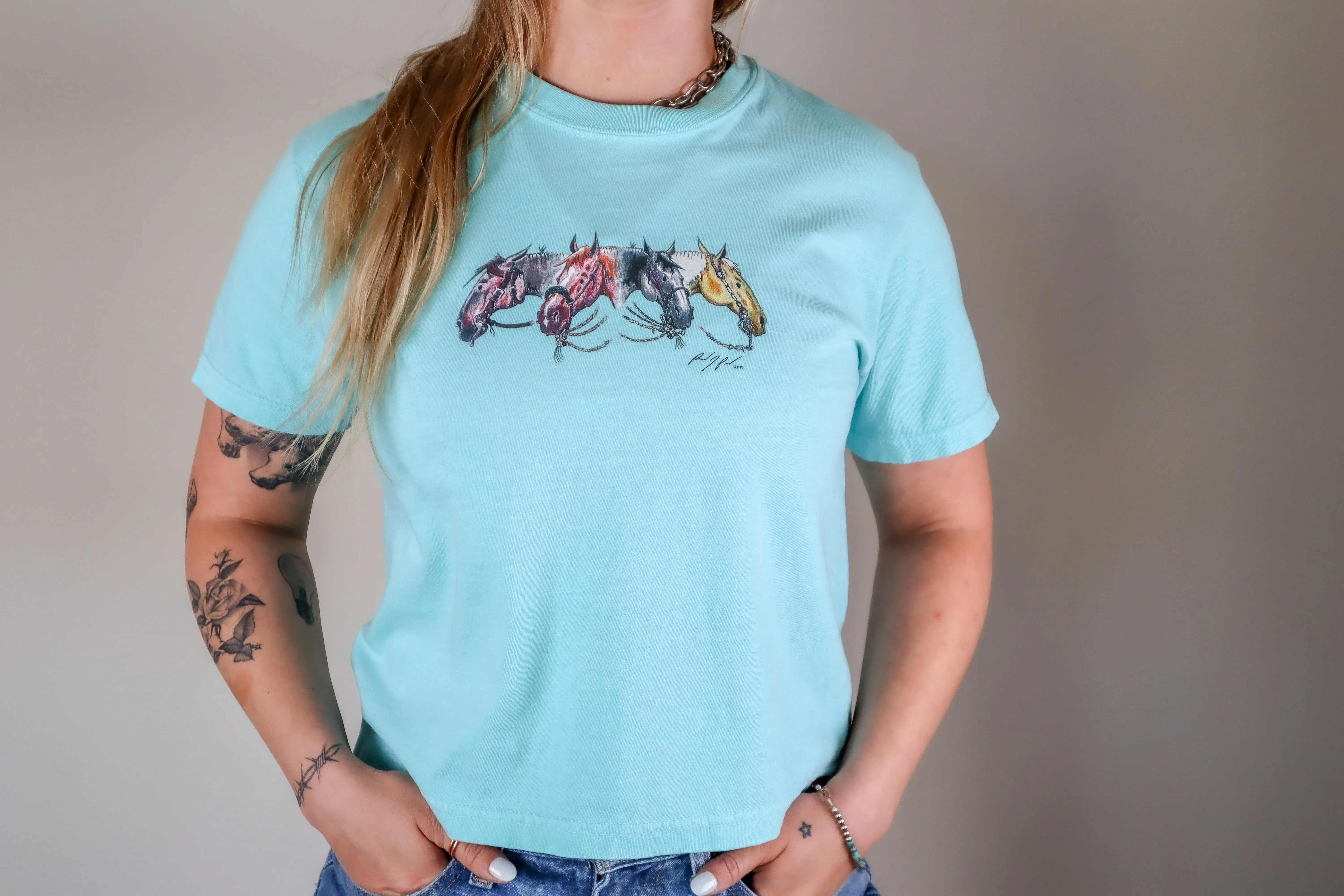 Ladies Randy Paul NRCHA Derby Tee Shirt