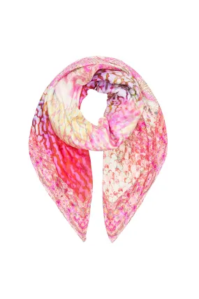 LARGE SQUARE SCARF SERPENTINE DREAMS