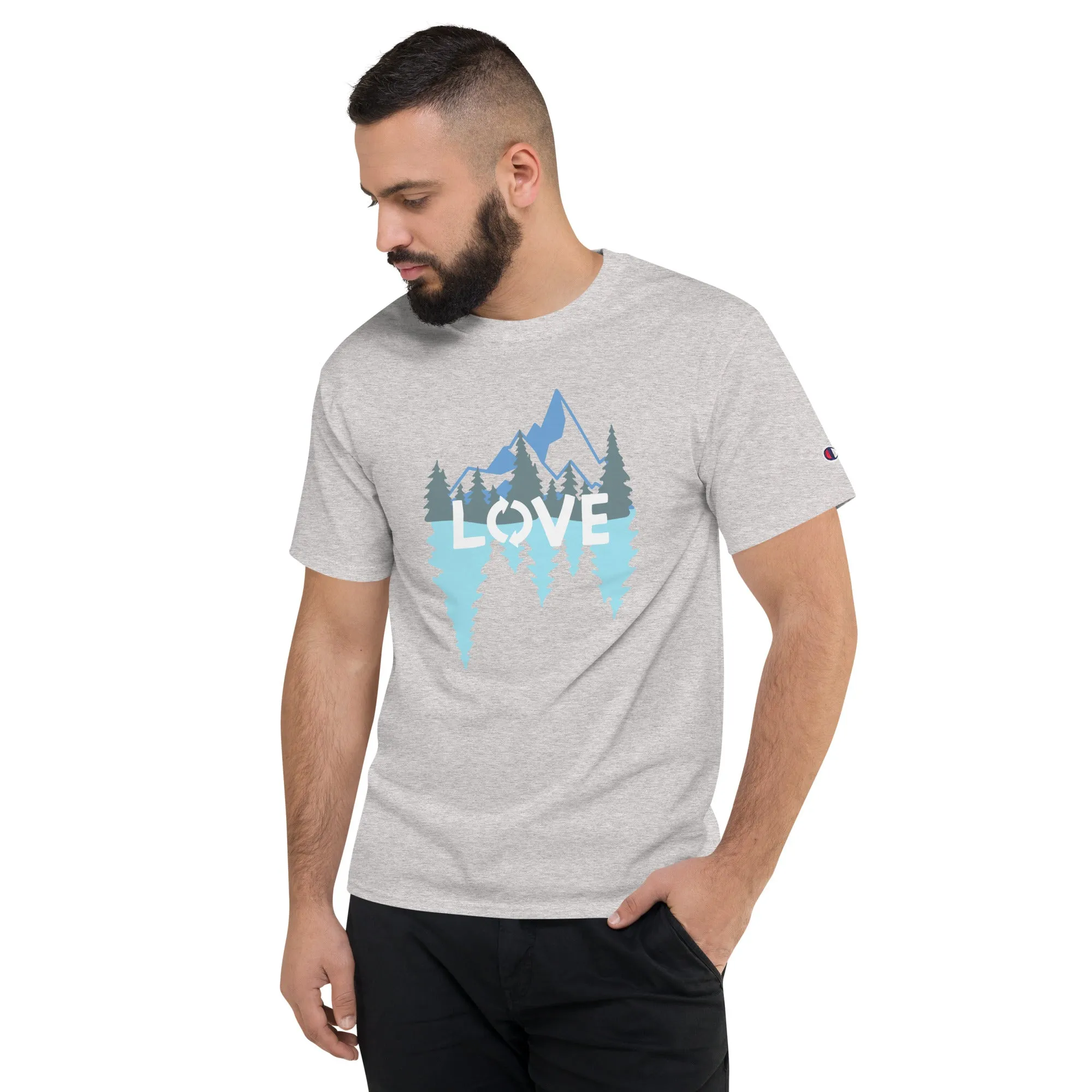 LOVE Nature Mountains Men's Champion T-Shirt