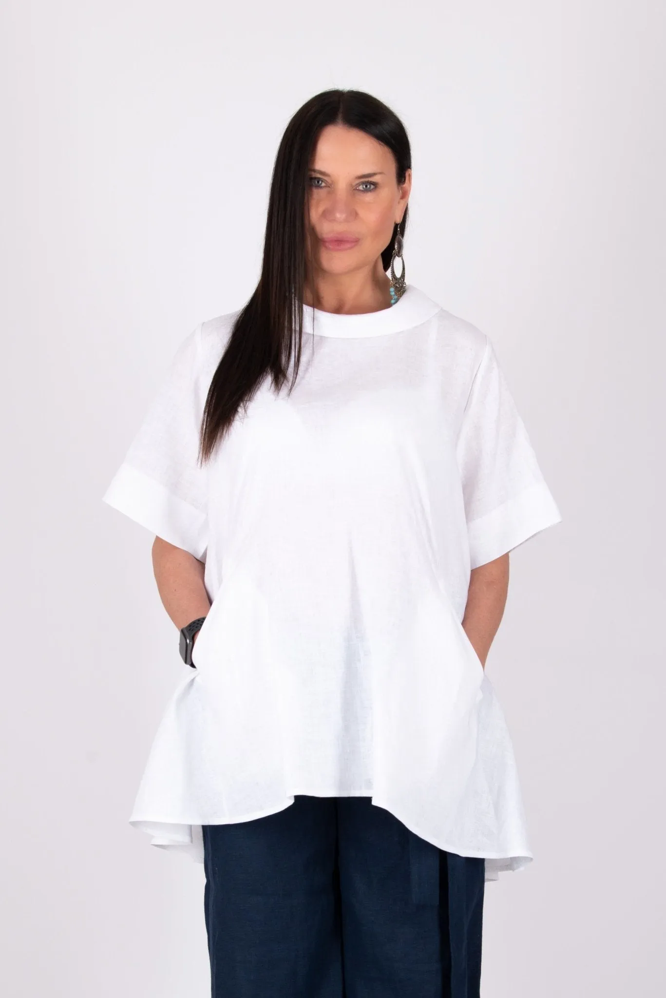 MALENA Linen Loose Shirt