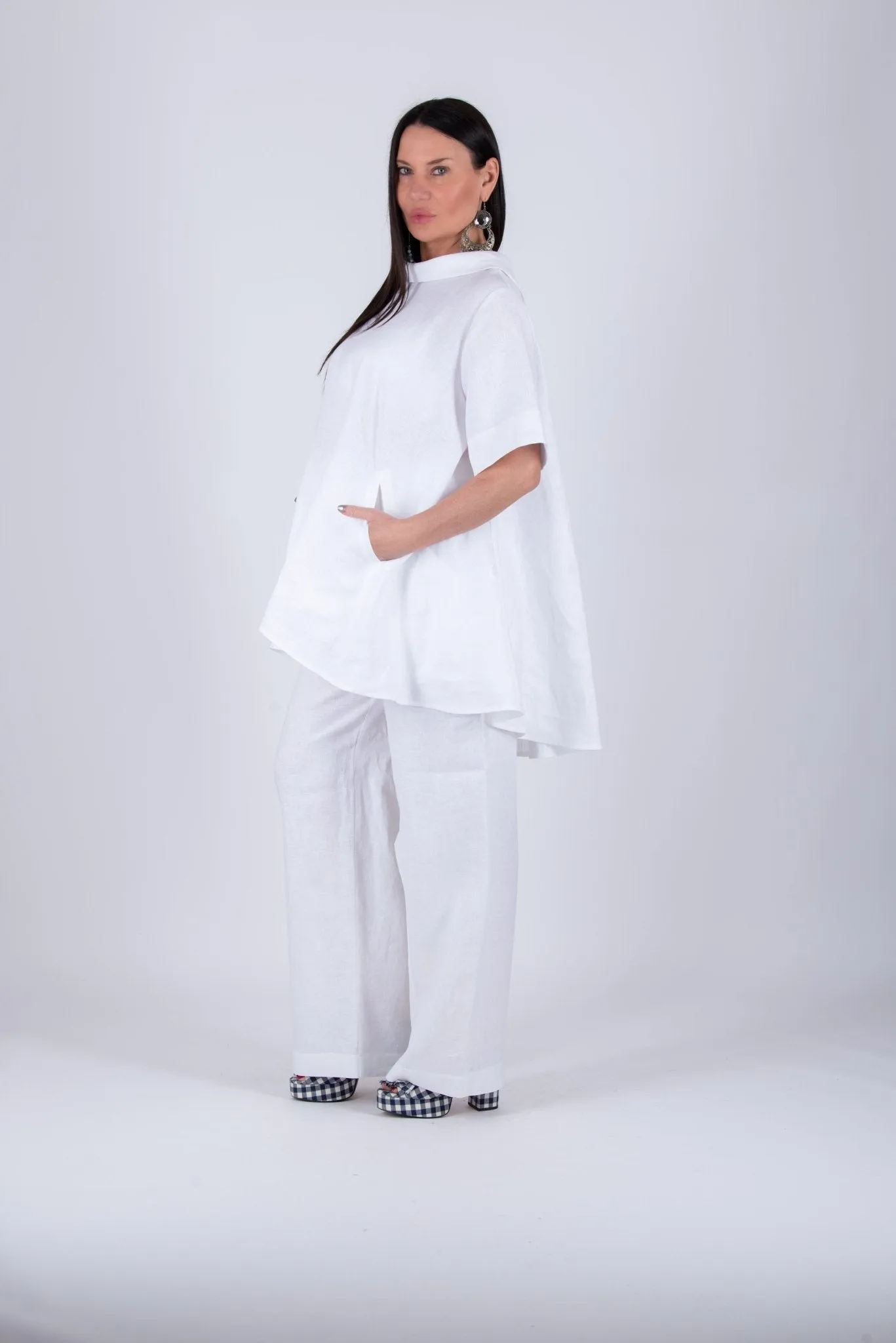 MALENA Linen Loose Shirt