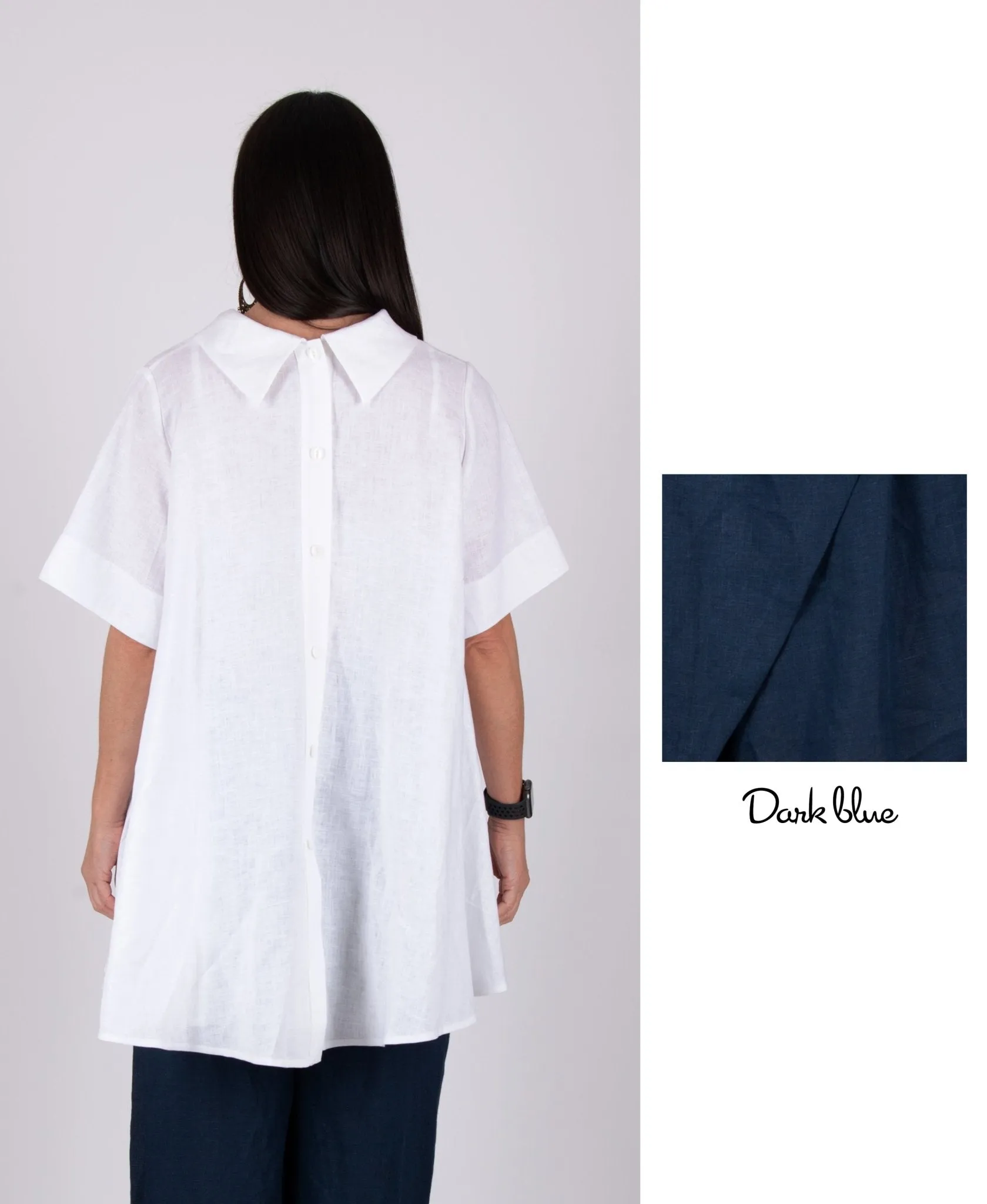 MALENA Linen Loose Shirt