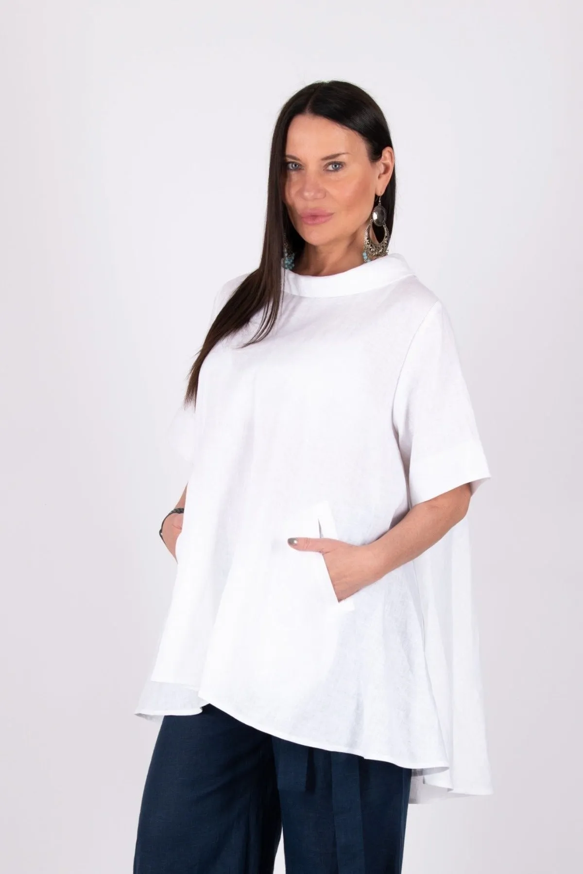 MALENA Linen Loose Shirt