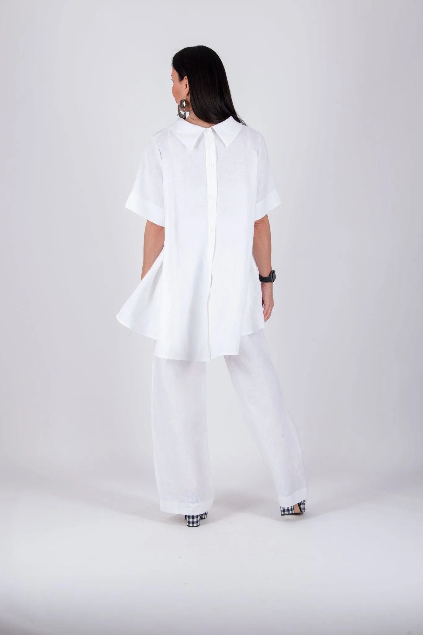 MALENA Linen Loose Shirt