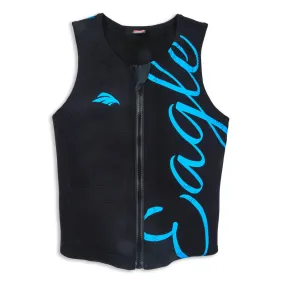 Masterline Eagle Women's Pro Logo Vest - Black/AQUA