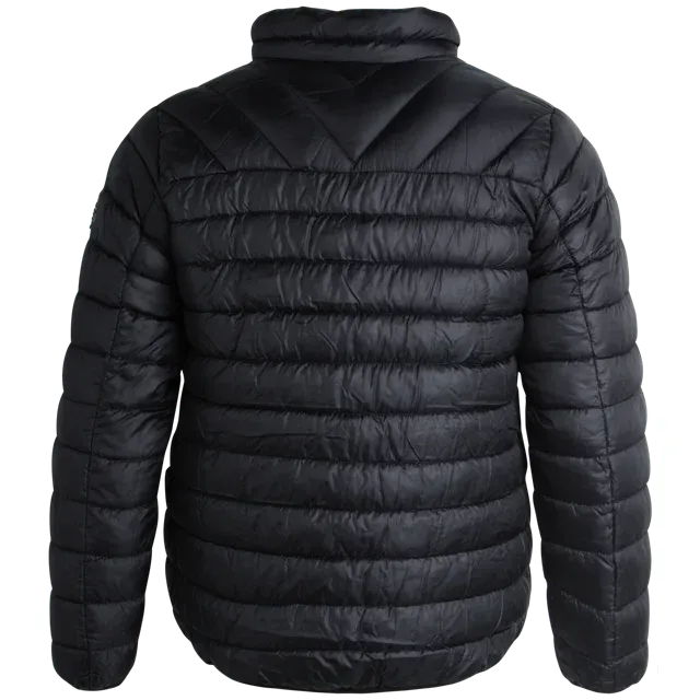 Men's Jacket - Packable Puffer Coat Black - Bass Creek