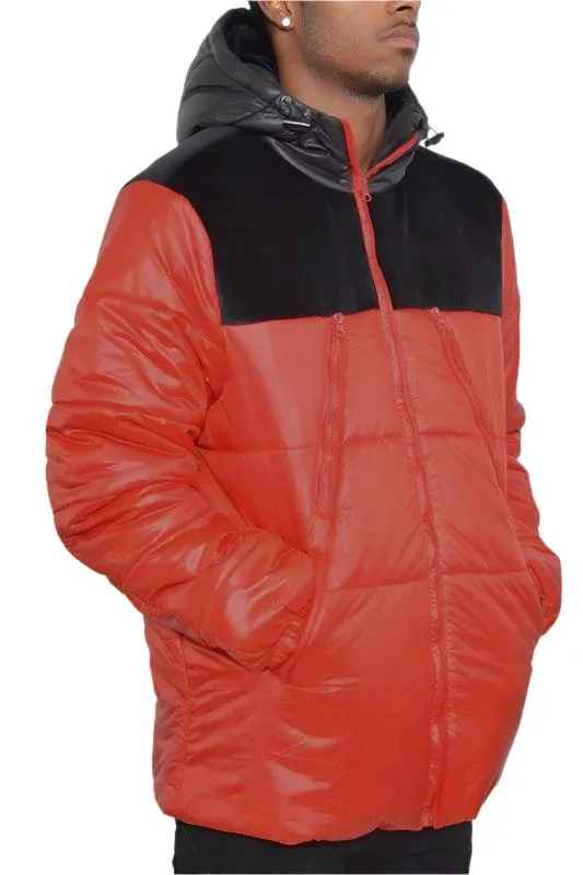 Mens Padded Buffle Puffer Jacket