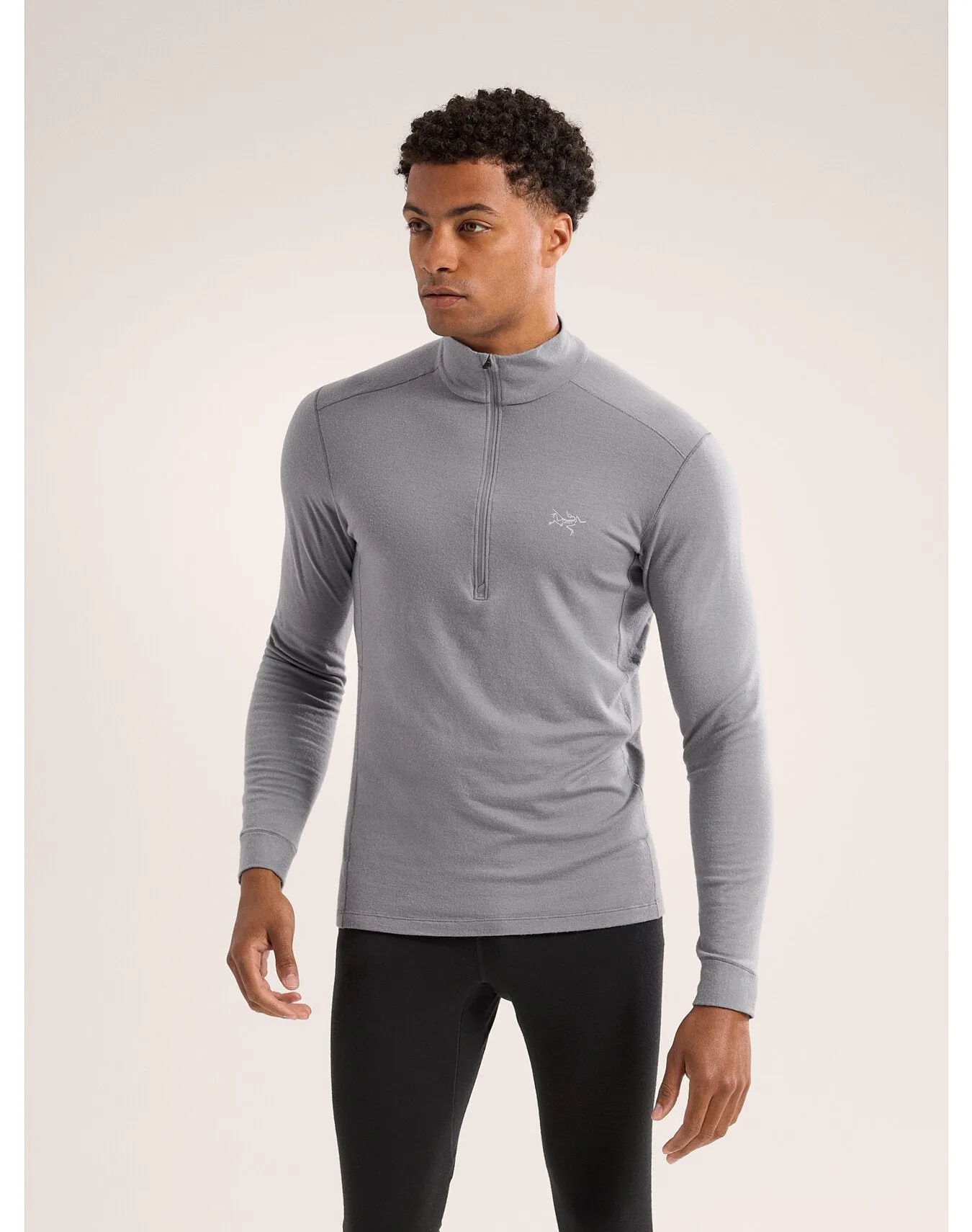 Men's Rho Merino Wool Zip Neck