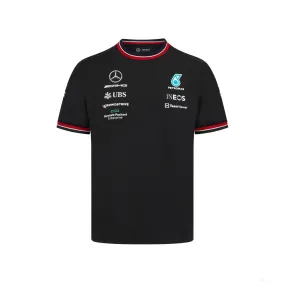 Mercedes T-Shirt, Team, Black, 2022