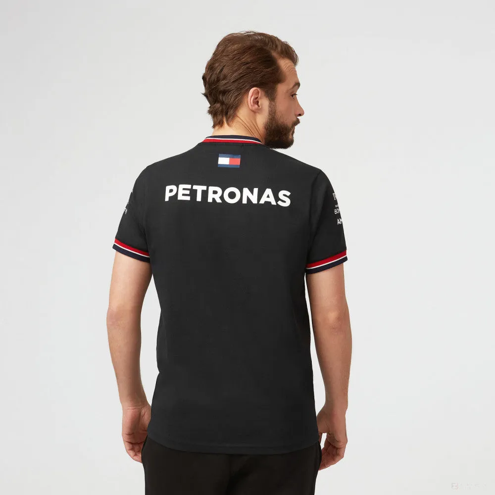 Mercedes T-Shirt, Team, Black, 2022