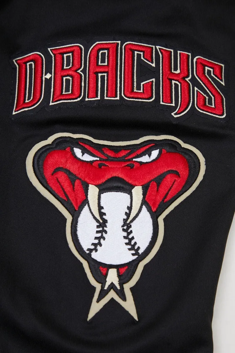 MLB ARIZONA DIAMONDBACKS CLASSIC MEN'S TRACK JACKET (BLACK)