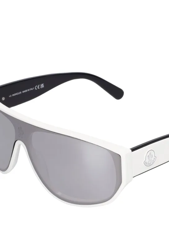 Moncler   Tronn Shield acetate mask sunglasses 