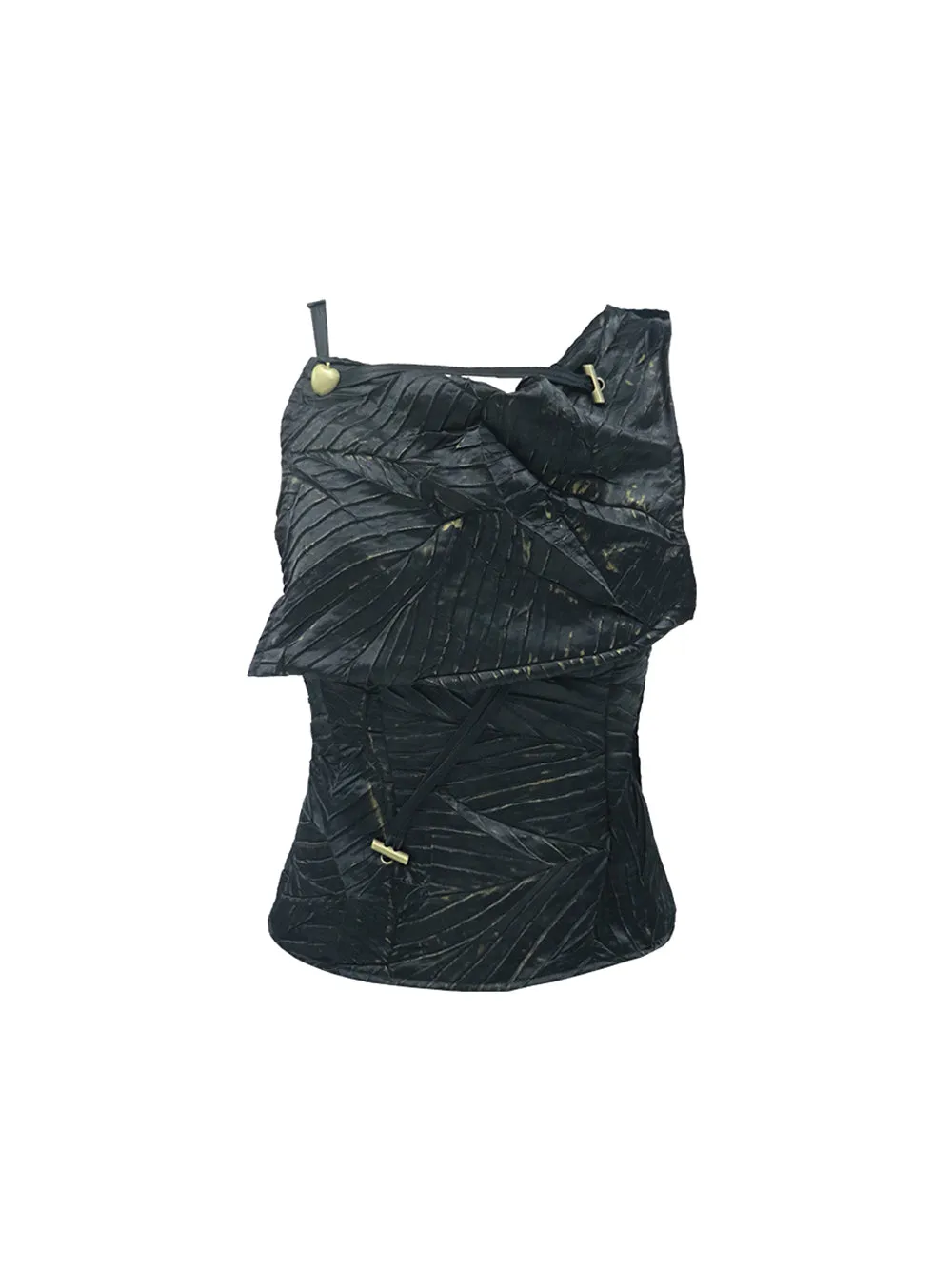 MUKTANK x COOLOTHES Black Vest Top