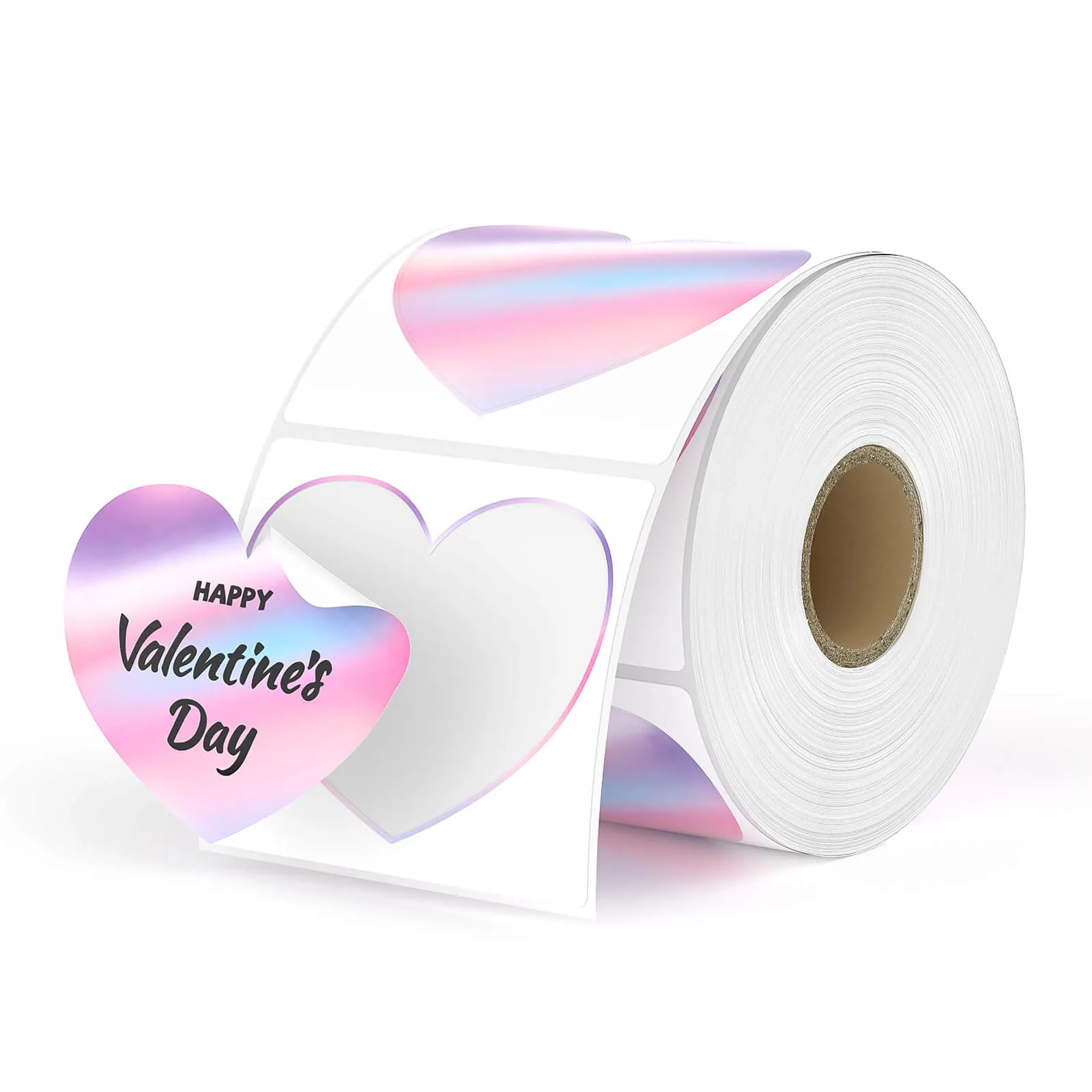 MUNBYN 2" Gradient Heart Shaped Thermal Labels