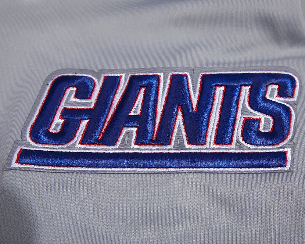 NFL NEW YORK GIANTS CLASSIC MEN'S DK TRACK JACKET (GRAY)