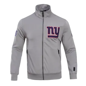 NFL NEW YORK GIANTS CLASSIC MEN'S DK TRACK JACKET (GRAY)