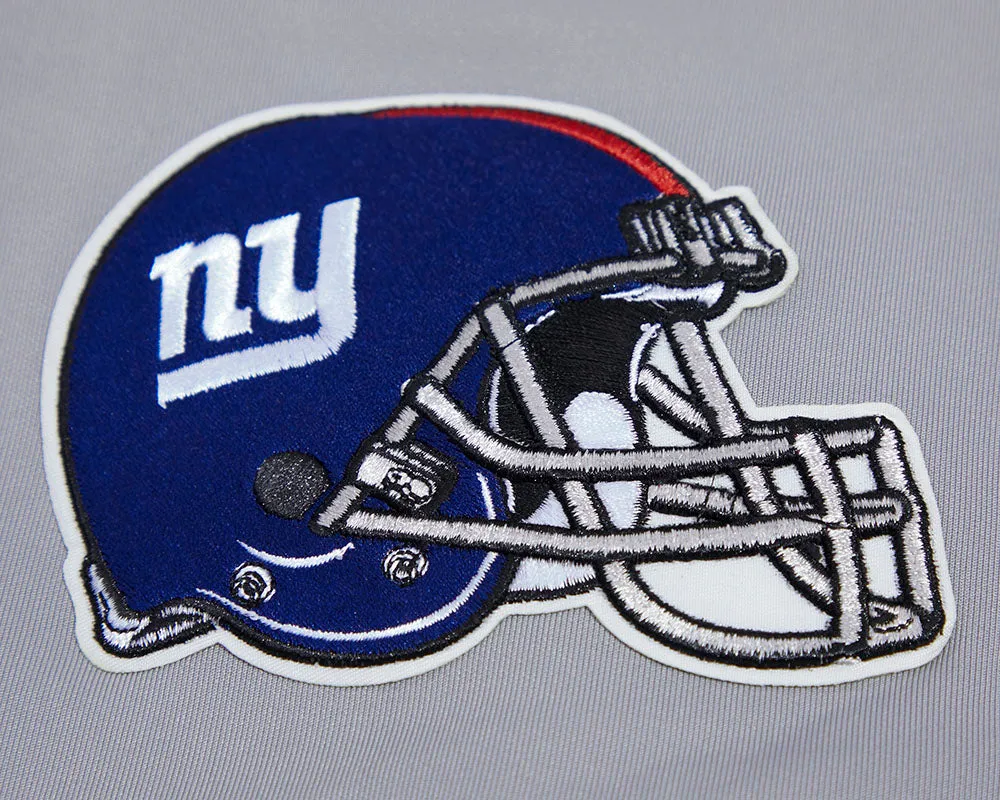 NFL NEW YORK GIANTS CLASSIC MEN'S DK TRACK JACKET (GRAY)