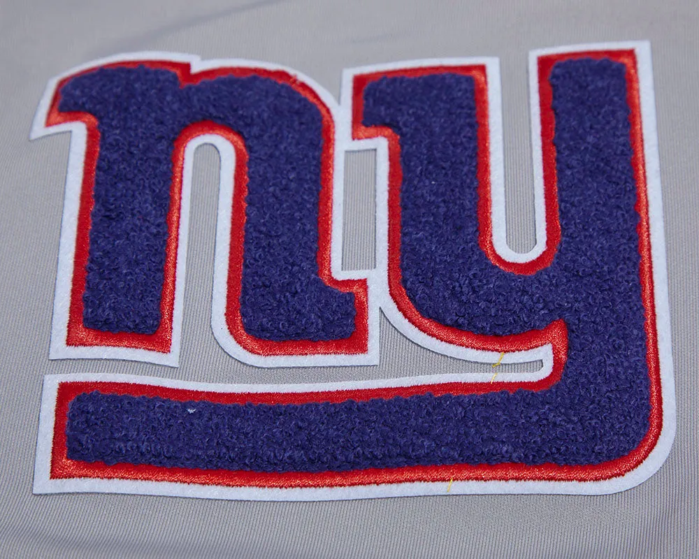 NFL NEW YORK GIANTS CLASSIC MEN'S DK TRACK JACKET (GRAY)