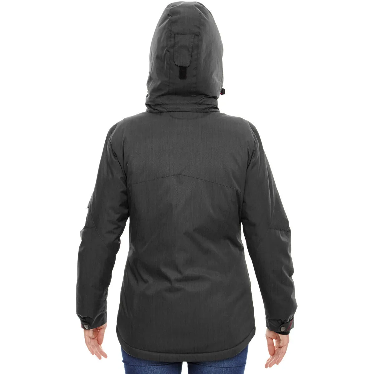 North End Women's Carbon Rivet Textured Twill Insulated Jacket