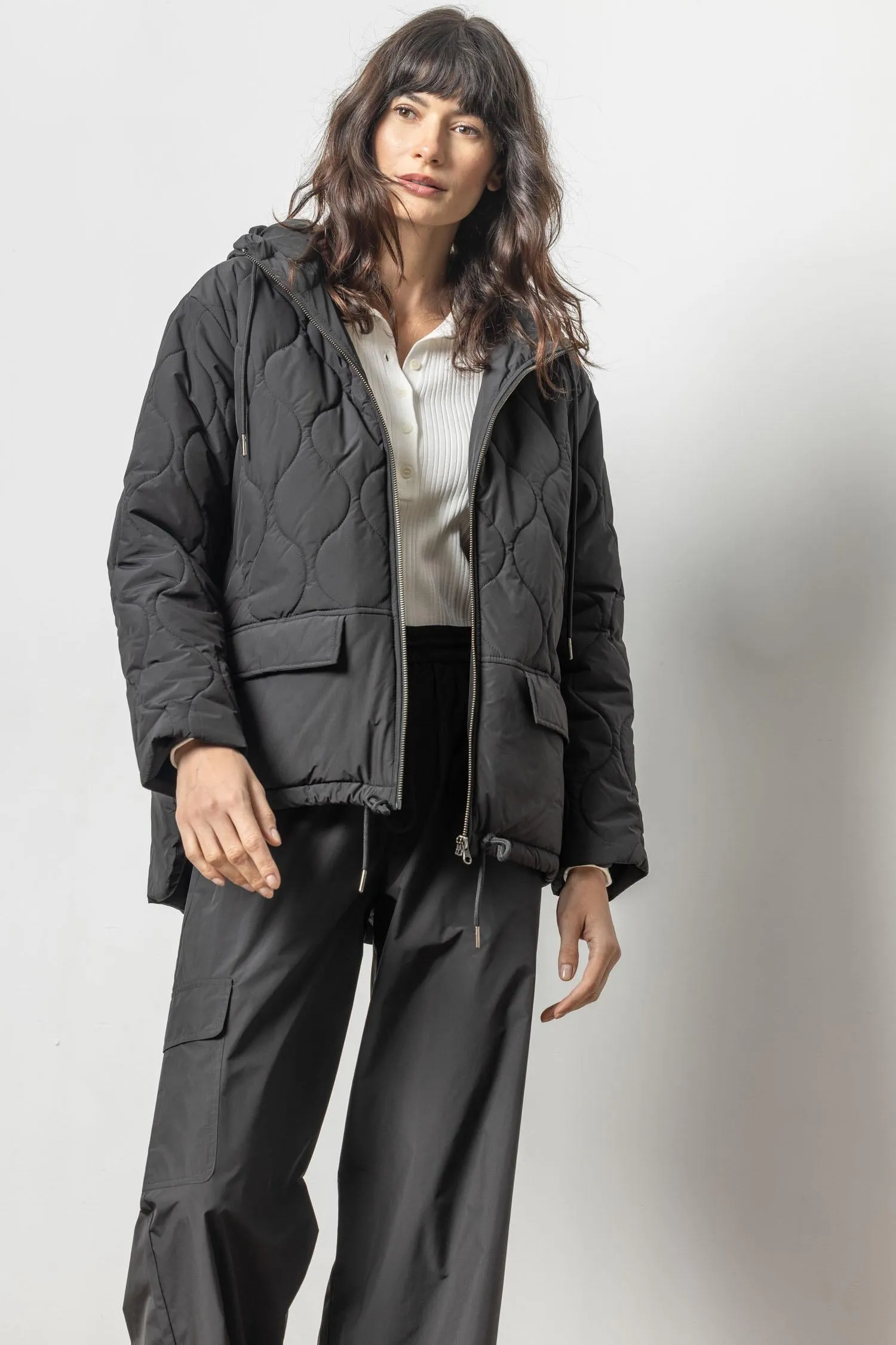 Nylon Quilted Jacket