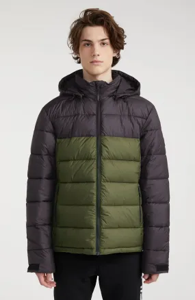 O'Riginals Puffer Jacket | Forest Night Colour Block