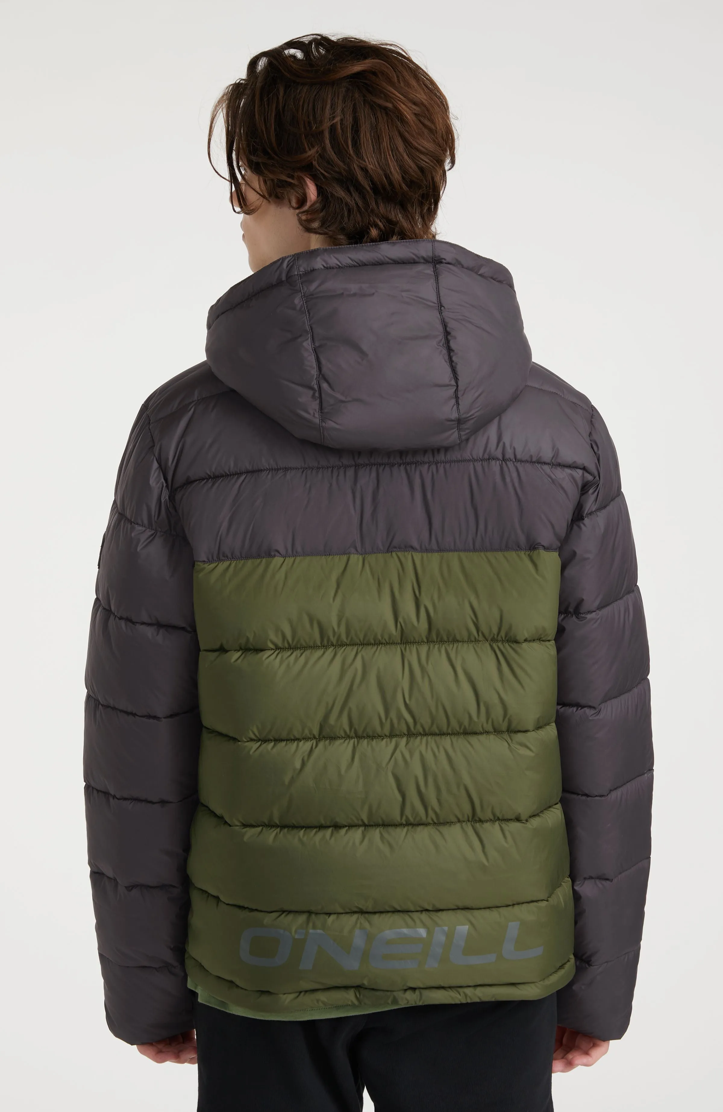 O'Riginals Puffer Jacket | Forest Night Colour Block