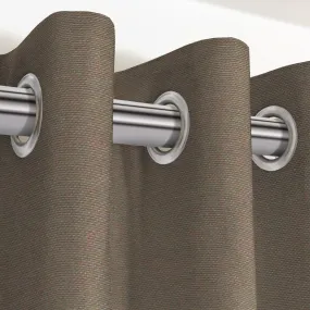 Panama Plain Truffle Curtains