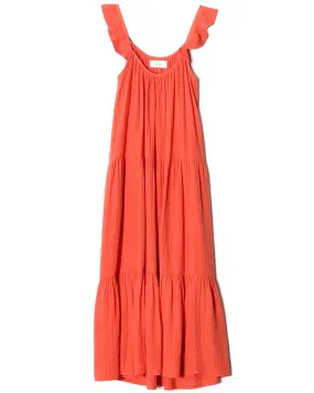 Paprika Rumer Midi Dress