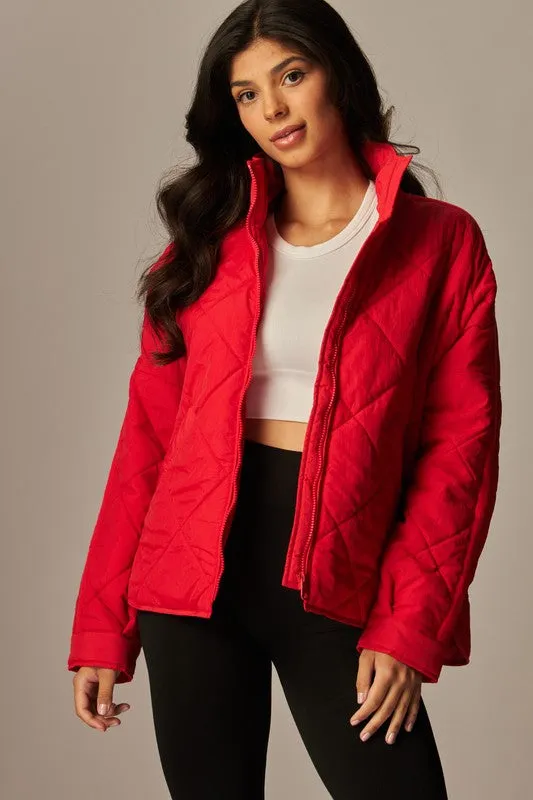 Poppy Performance Quilted Puffer Jacket