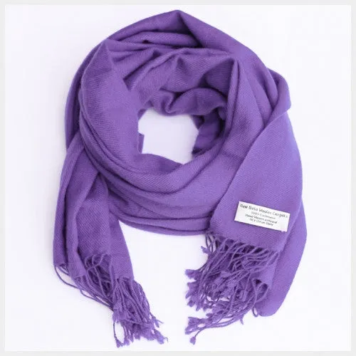 Pure Pashmina Scarf Purple