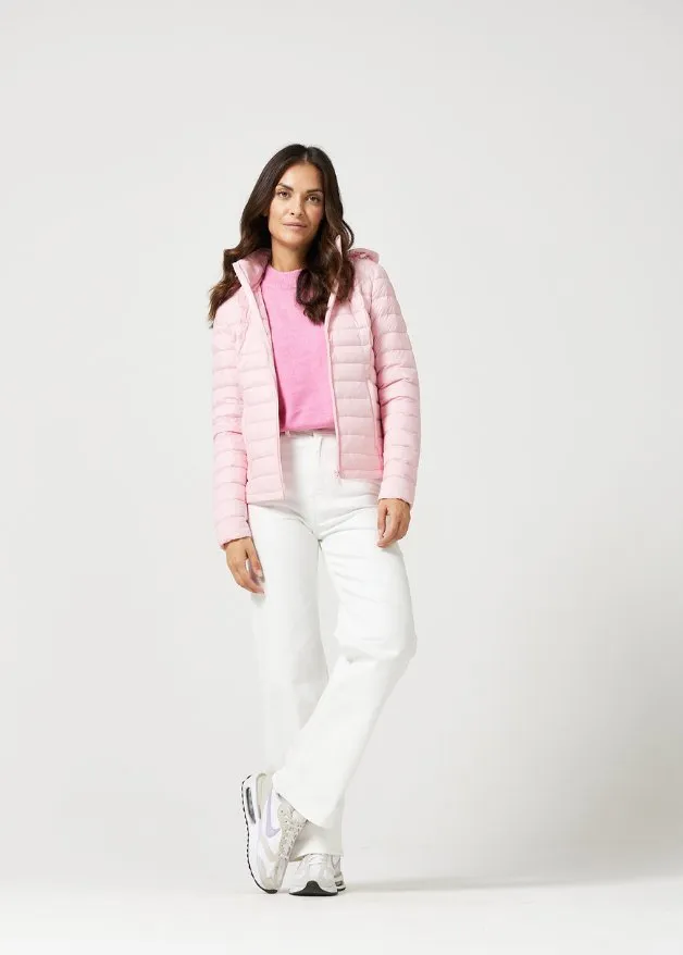 Rose Quartz Duck Down Puffer Jacket