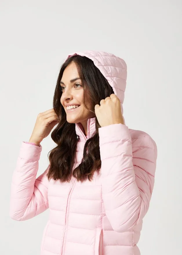 Rose Quartz Duck Down Puffer Jacket