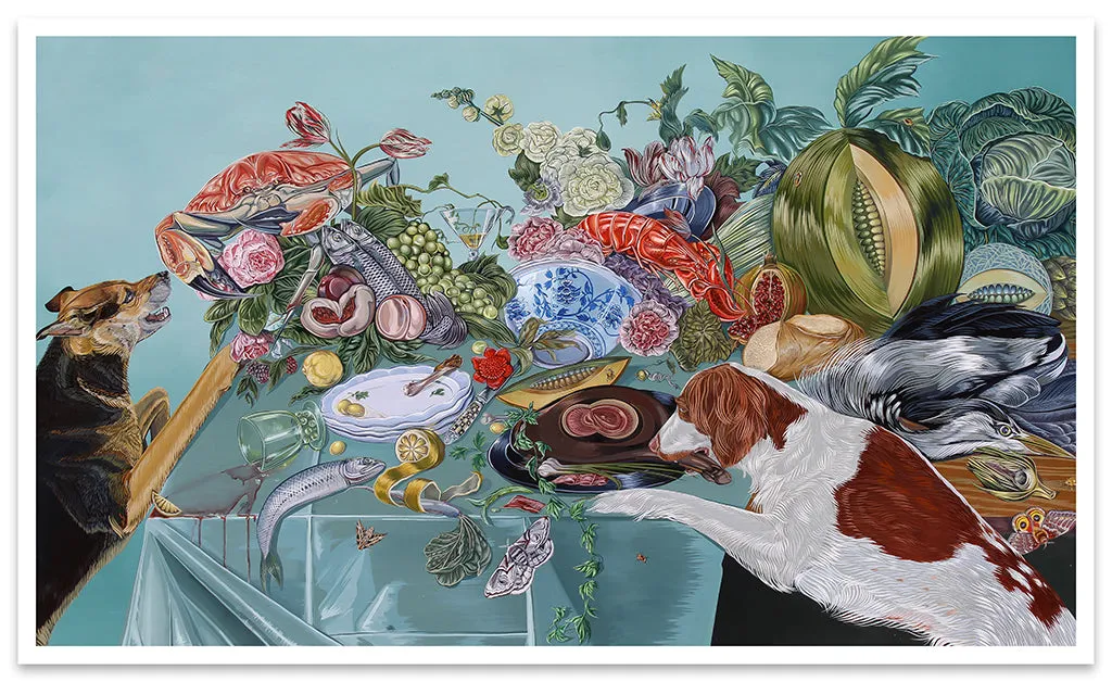 Sabrina Bockler - "Table Manners" print