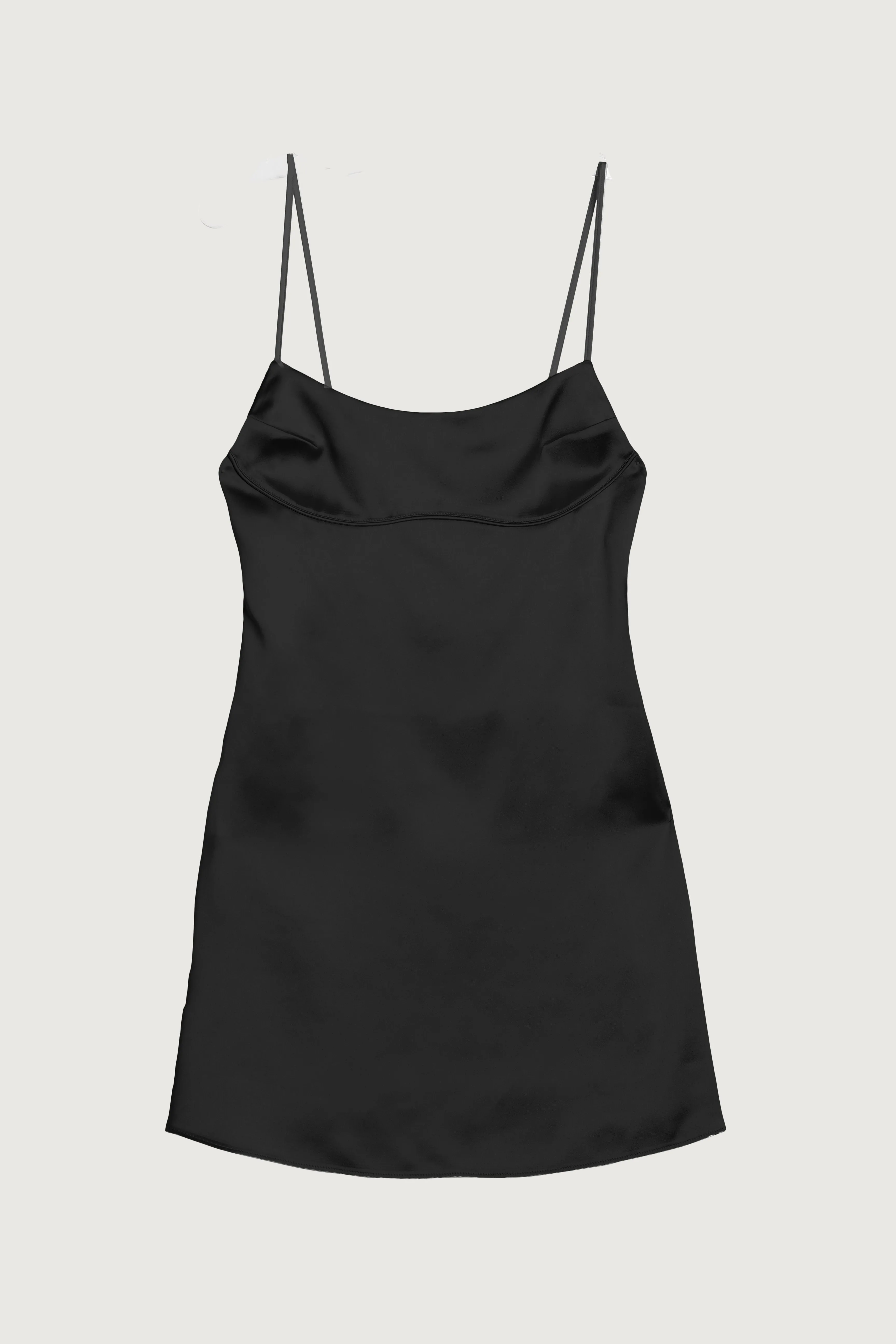 SATIN MINI SLIP DRESS