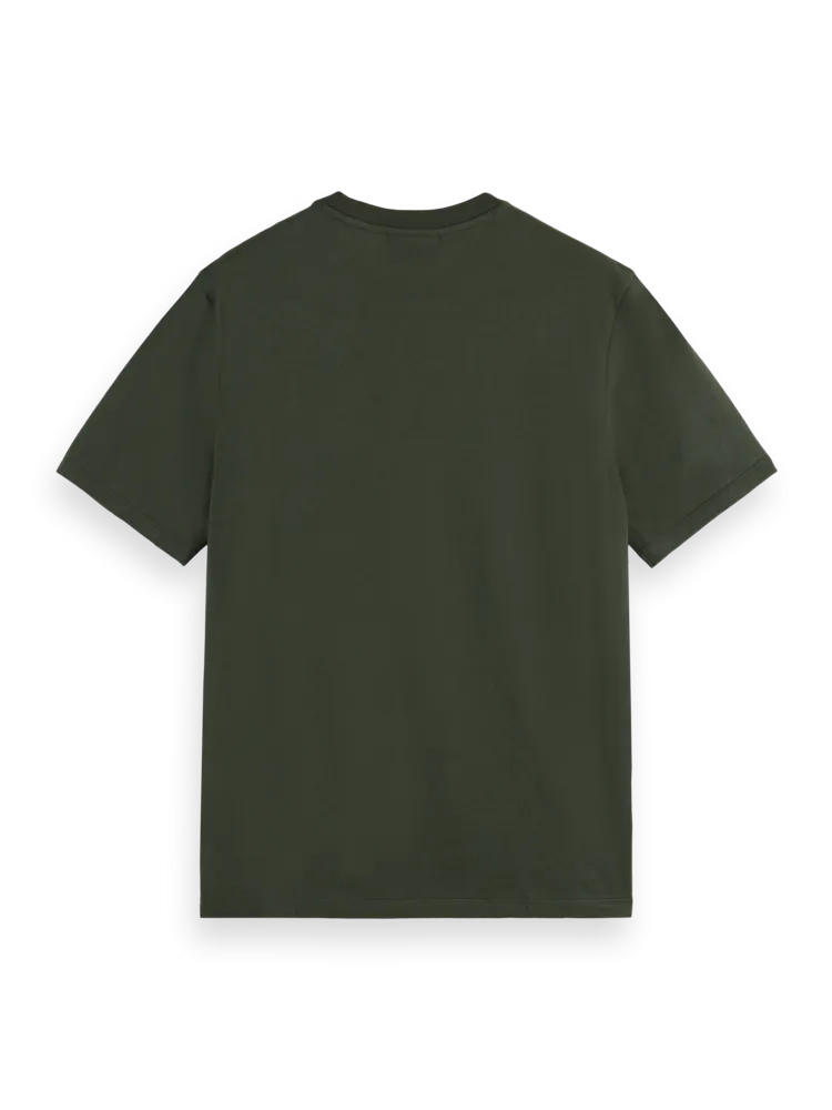 Scotch & Soda Crewneck Tee -HERITAGE GREEN